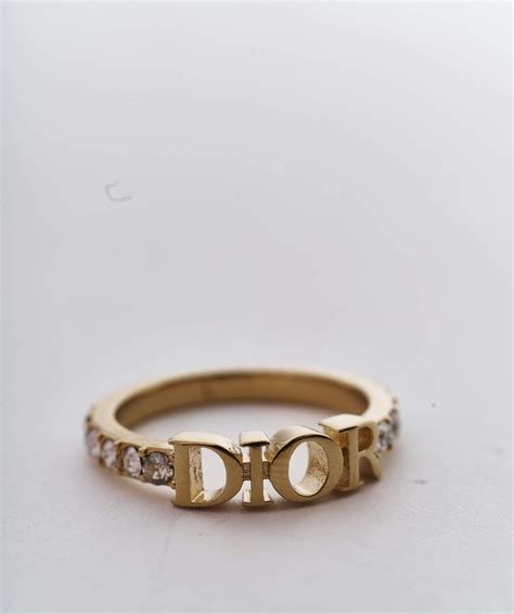 dior rings gold